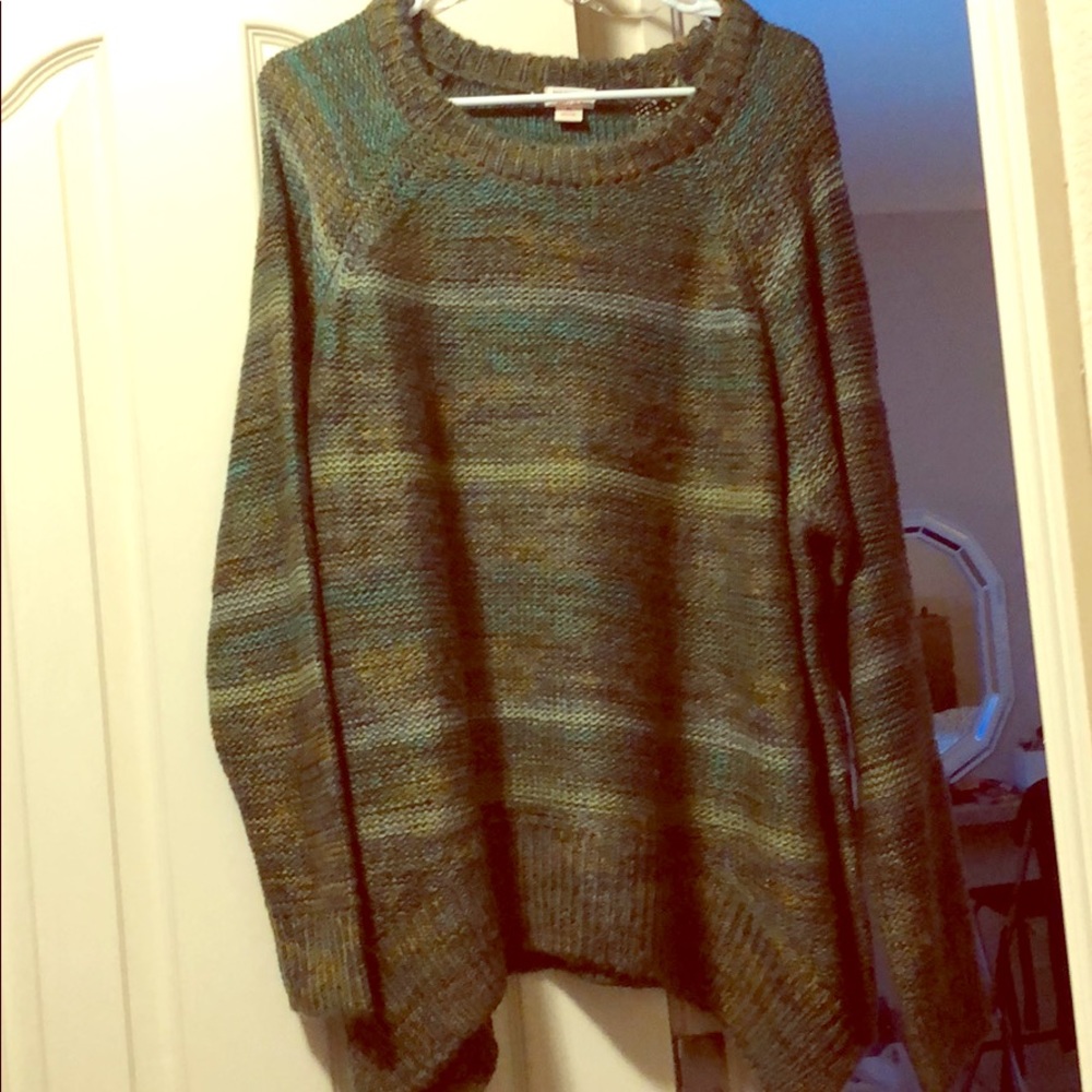 Oversize Olive Green Sweater